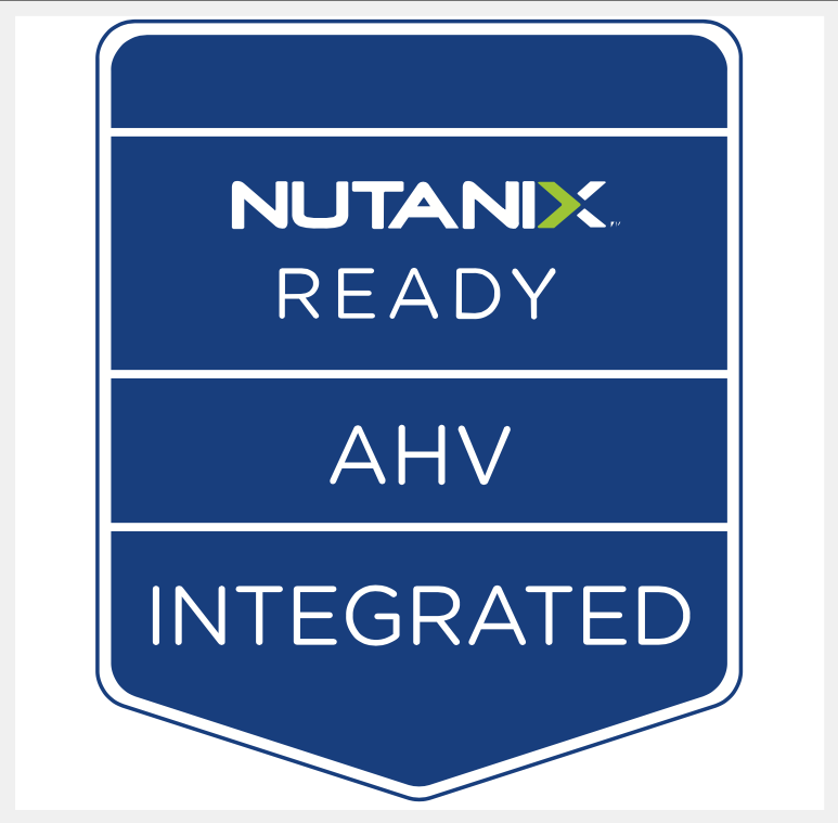 SEP sesam - Nutanix Ready AHV Integrated badge